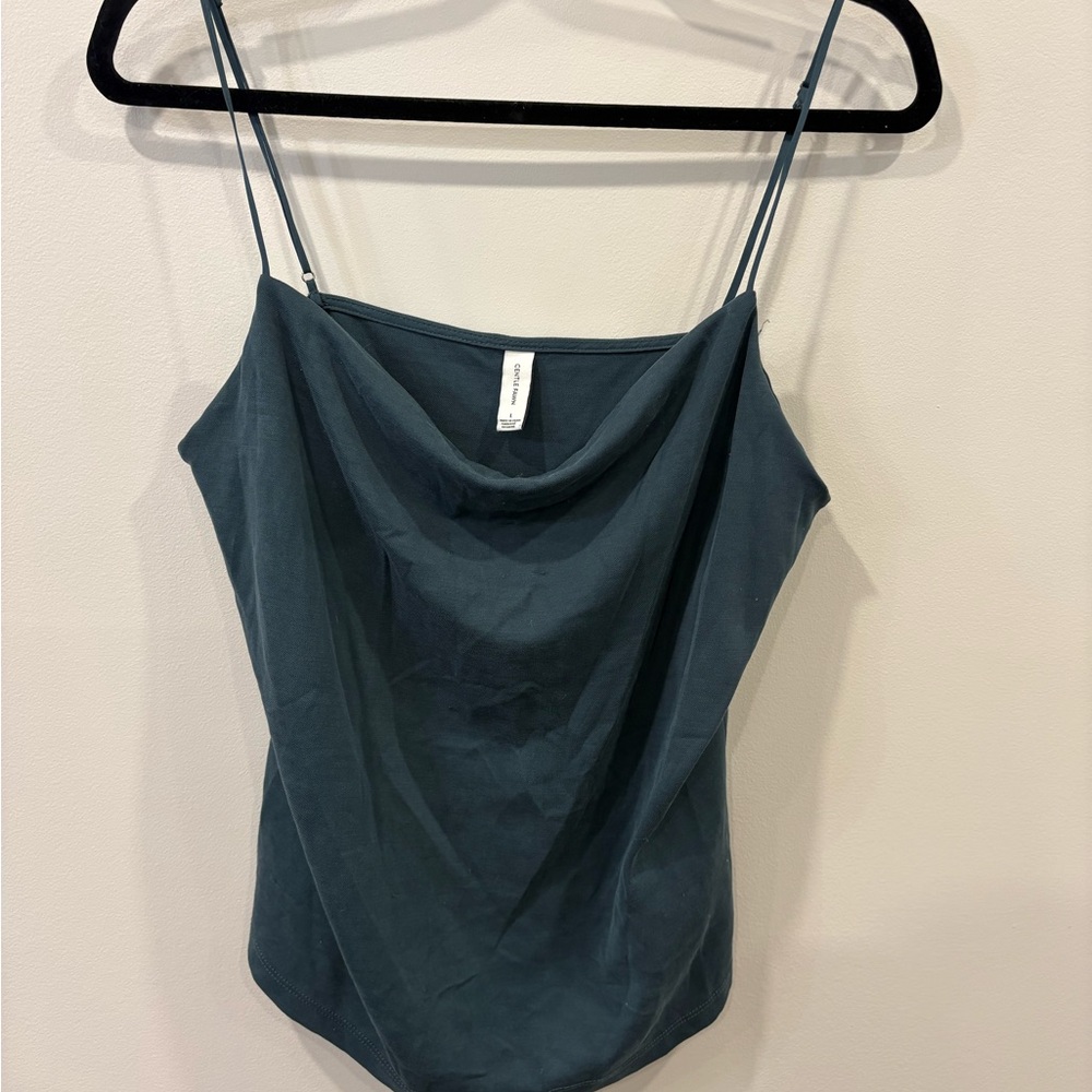 Gentle Fawn Teal Draped Camisole